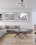 Z-LITE, MODERNIST SEMI FLUSH MOUNT, SEMI FLUSH MOUNT LIGHT