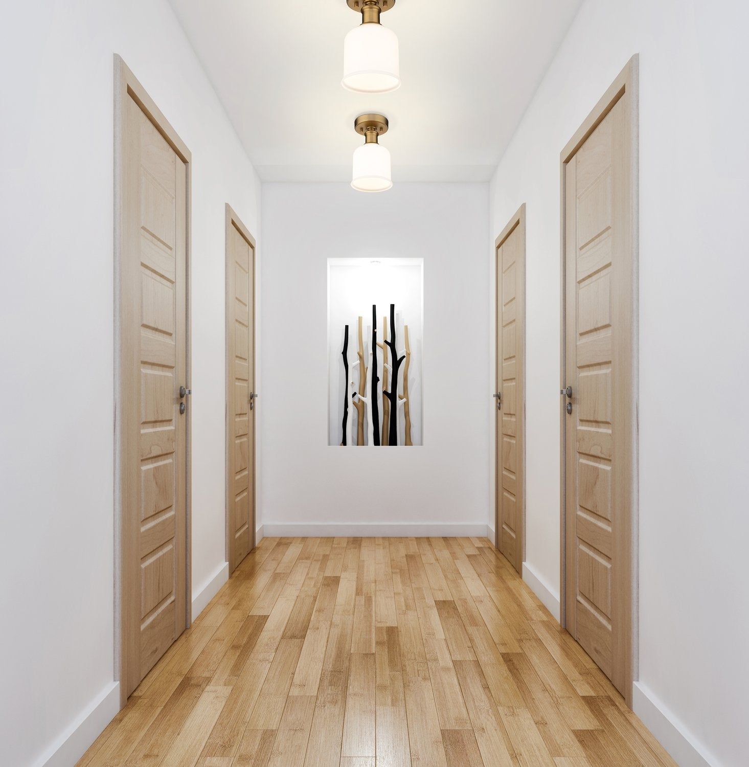 Z-LITE, BRYANT FLUSH MOUNT, FLUSH MOUNT CEILING LIGHTS 