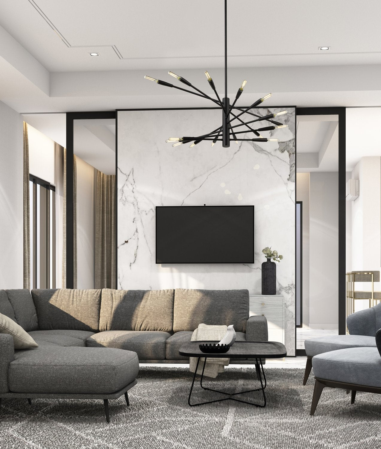 Z-LITE, ASCENSION CHANDELIER, CHANDELIER LIGHT