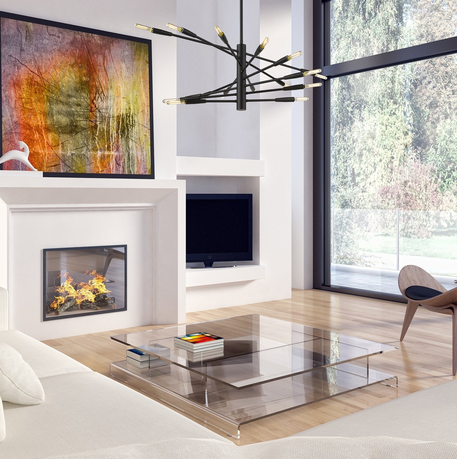 Z-LITE, ASCENSION CHANDELIER, CHANDELIER LIGHT