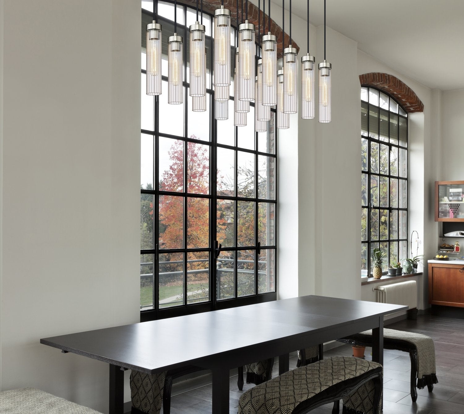 Z-LITE, BEAU LINEAR CHANDELIER, LINEAR LIGHT
