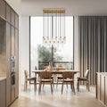 Z-LITE, BEAU LINEAR CHANDELIER, LINEAR LIGHT