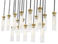 Z-LITE, BEAU LINEAR CHANDELIER, LINEAR LIGHT