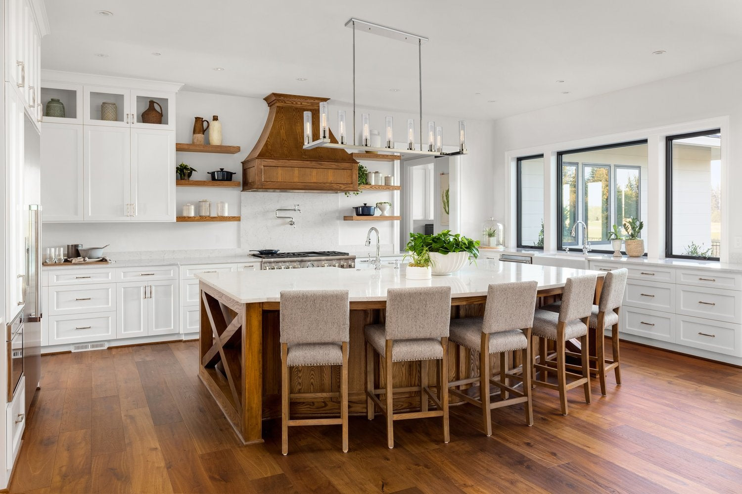 Z-LITE, BEAU LINEAR CHANDELIER, LINEAR LIGHT