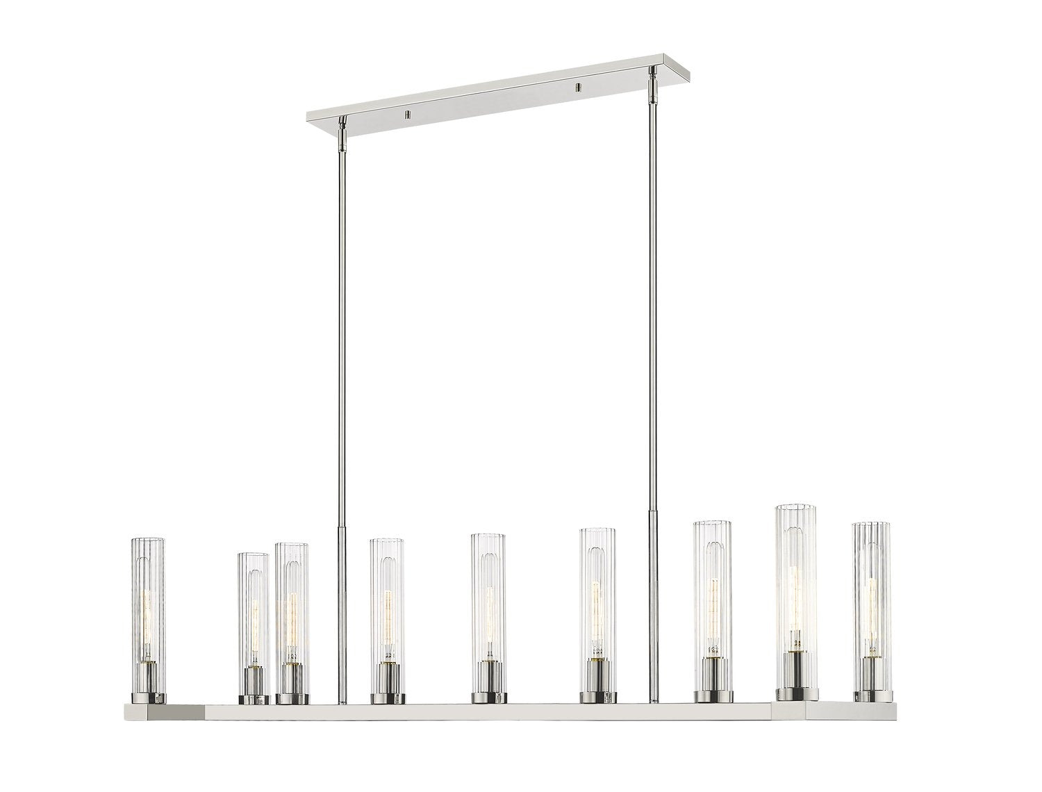 Z-LITE, BEAU LINEAR CHANDELIER, LINEAR LIGHT