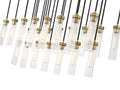 Z-LITE, BEAU LINEAR CHANDELIER, LINEAR LIGHT