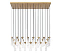 Z-LITE, BEAU LINEAR CHANDELIER, LINEAR LIGHT