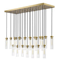 Z-LITE, BEAU LINEAR CHANDELIER, LINEAR LIGHT FIXTURE