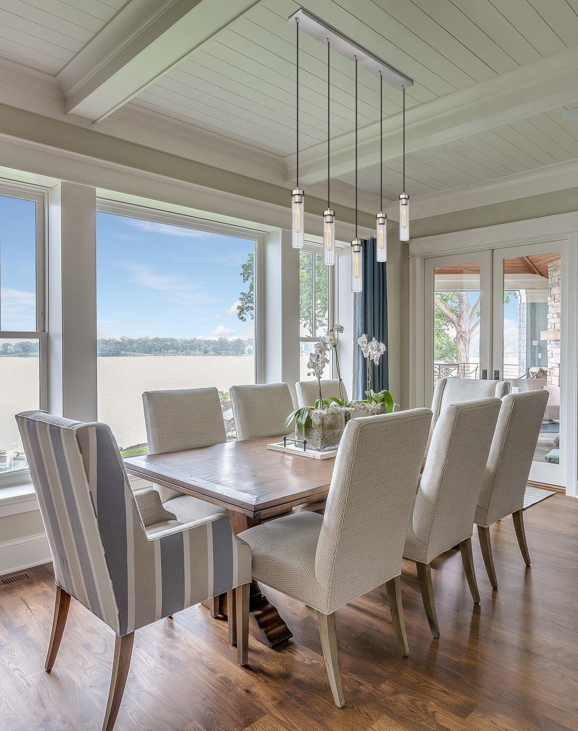 Z-LITE, BEAU LINEAR CHANDELIER, LINEAR LIGHT