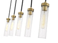 Z-LITE, BEAU LINEAR CHANDELIER, LINEAR LIGHT