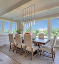Z-LITE, BEAU LINEAR CHANDELIER, LINEAR LIGHT