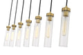 Z-LITE, BEAU LINEAR CHANDELIER, LINEAR LIGHT