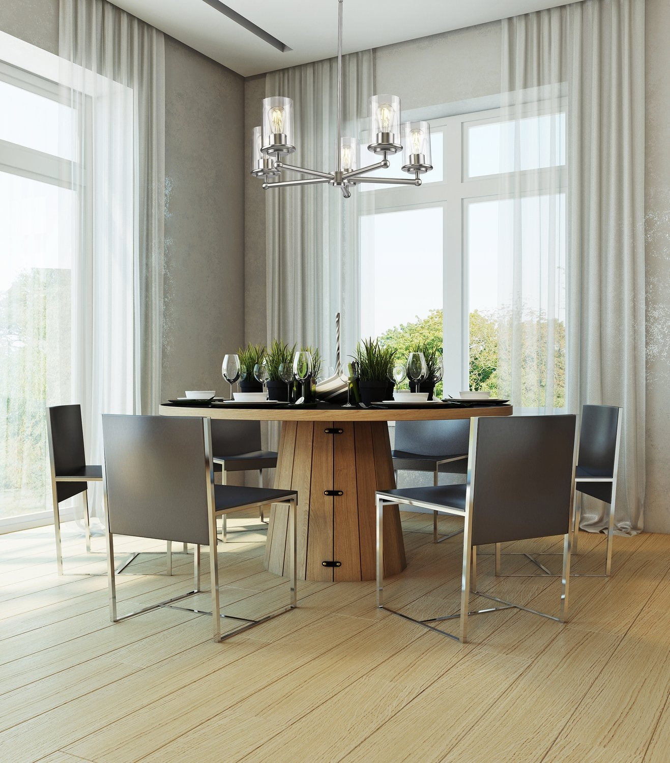 Z-LITE, THAYER CHANDELIER, CHANDELIER LIGHT