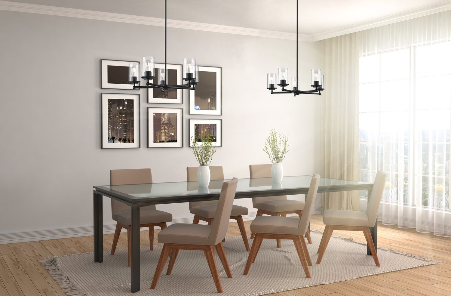 Z-LITE, THAYER CHANDELIER, CHANDELIER LIGHT