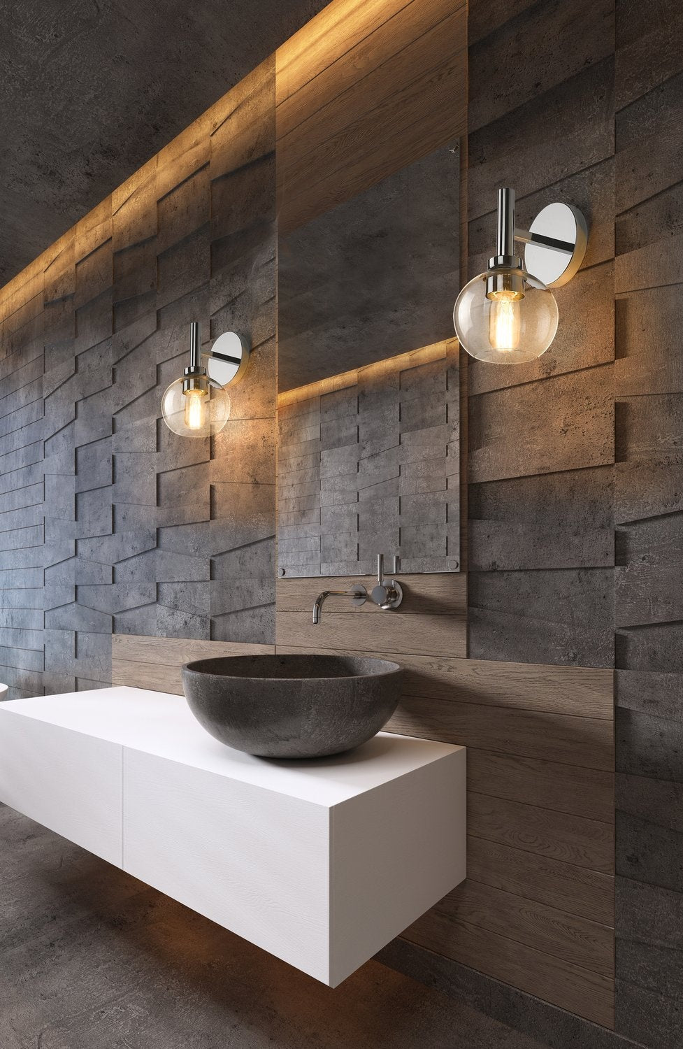 Z-LITE, SUTTON WALL SCONCE, WALL SCONCES