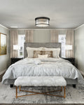 Z-LITE, CARNABY FLUSH MOUNT, FLUSH MOUNT CEILING LIGHTS