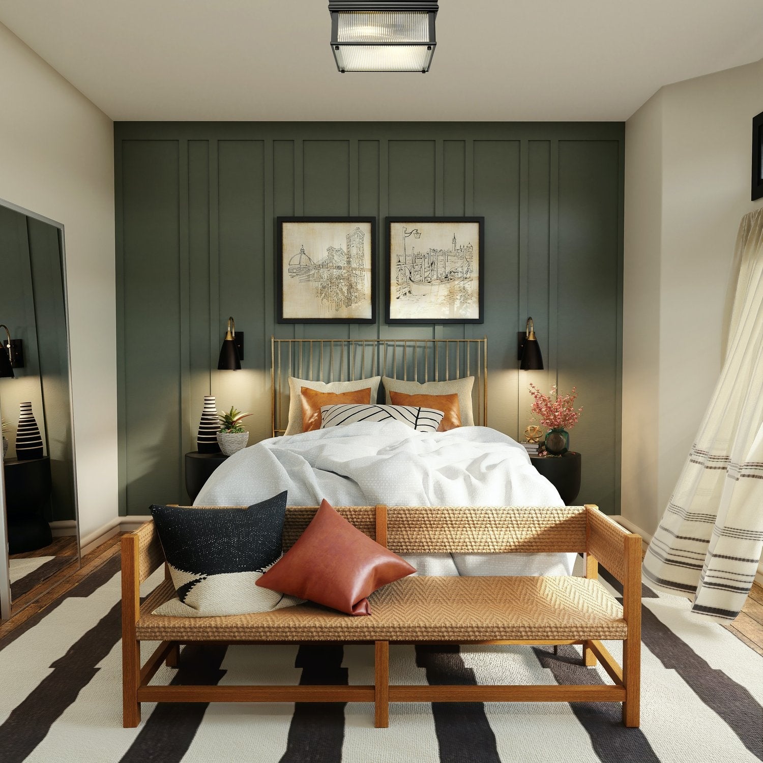 Z-LITE, CARNABY FLUSH MOUNT, FLUSH MOUNT CEILING LIGHTS