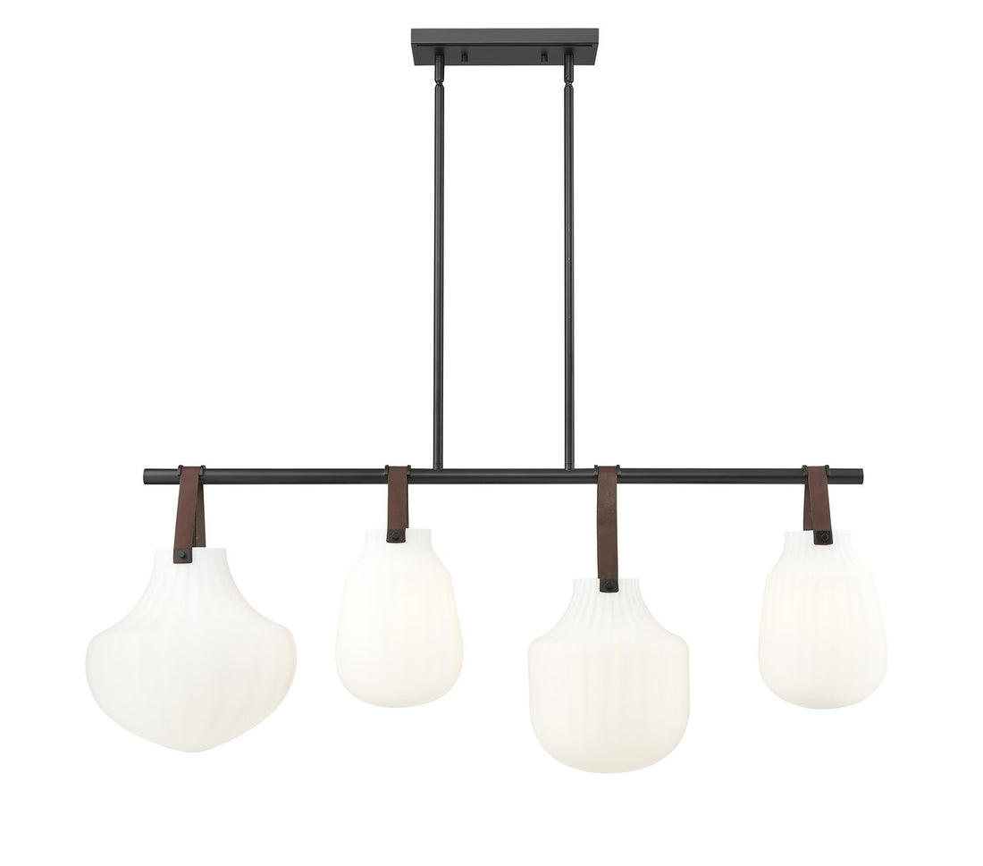 Z-LITE, NEWBURY LINEAR CHANDELIER, LINEAR LIGHT
