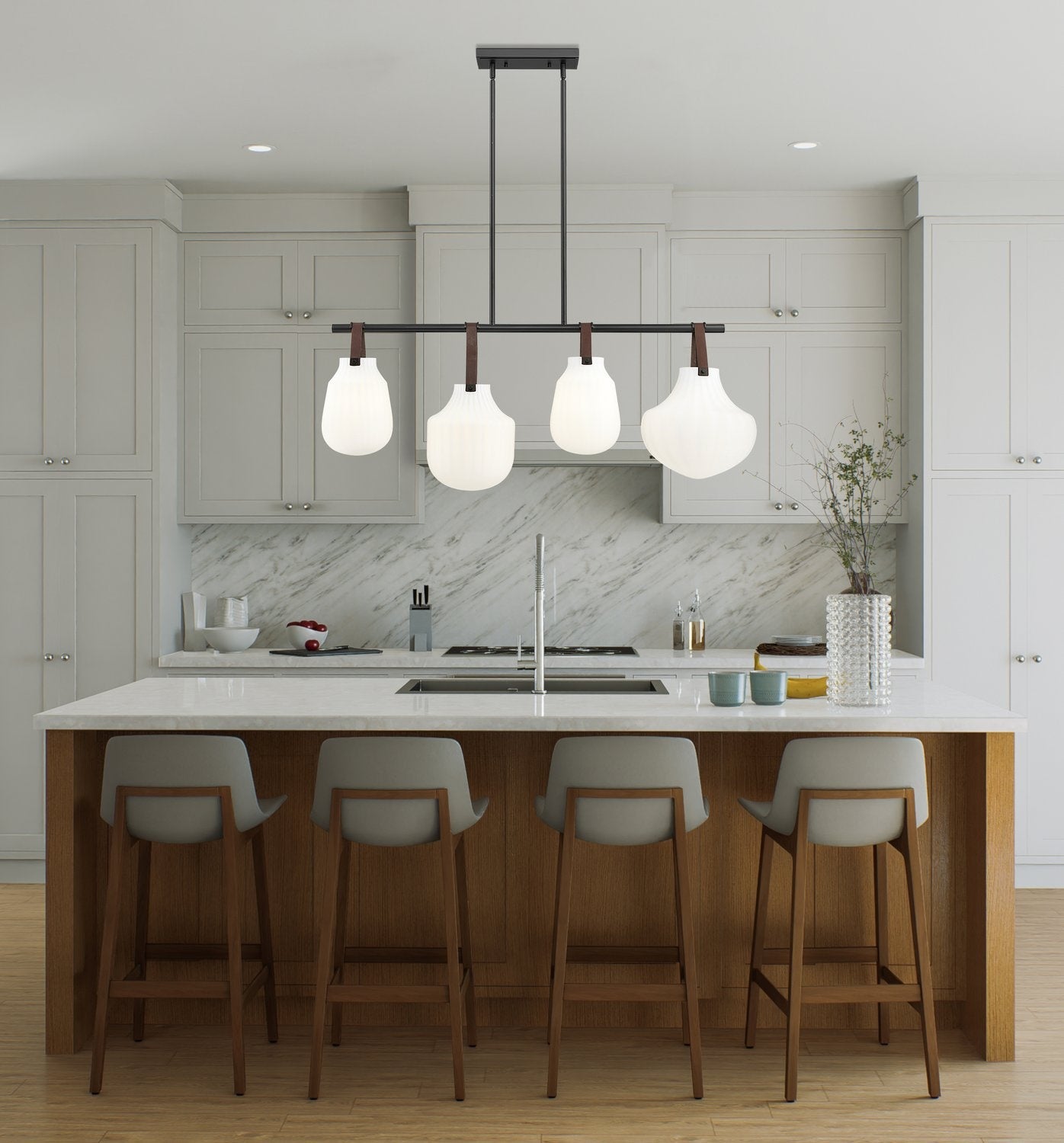 Z-LITE, NEWBURY LINEAR CHANDELIER, LINEAR LIGHT