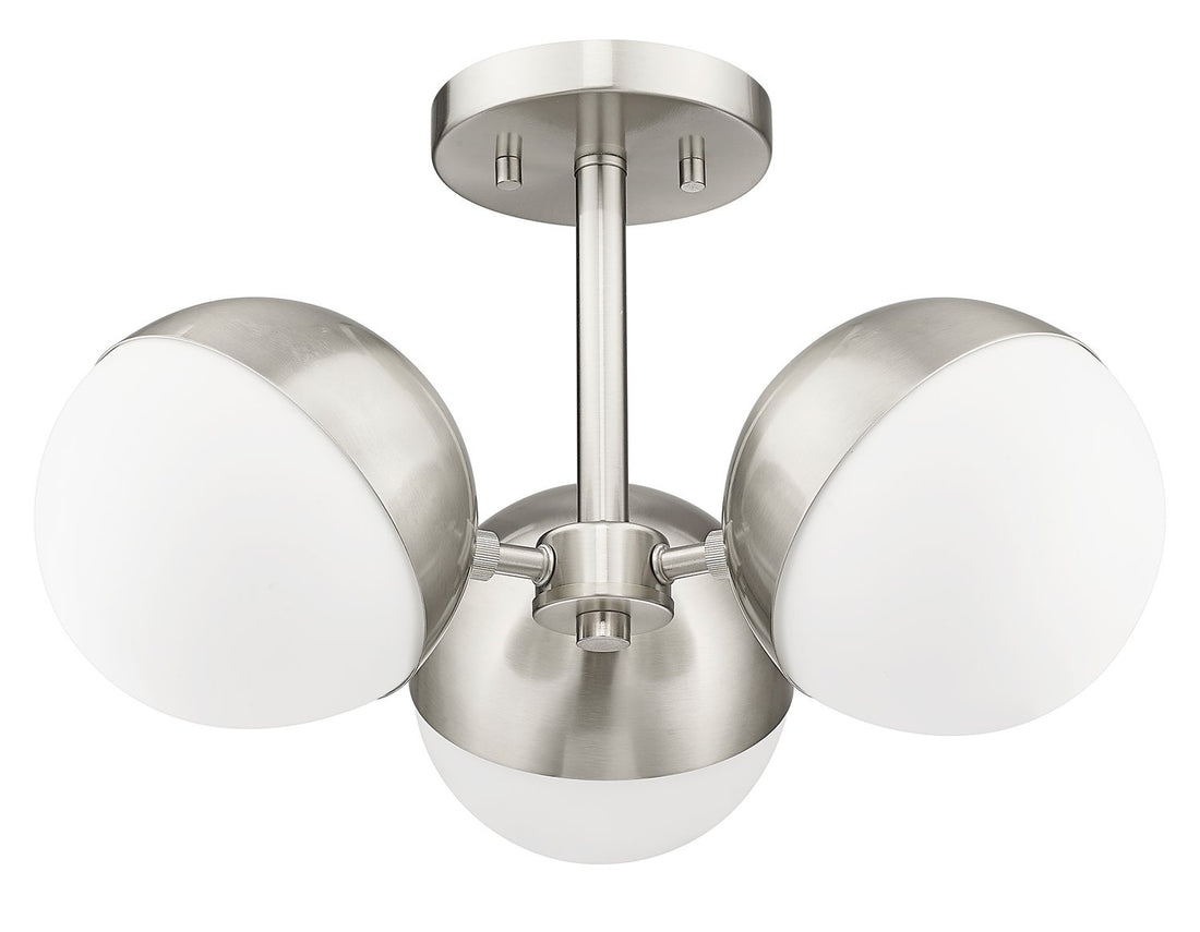 Z-LITE, REALM SPHERE SEMI FLUSH MOUNT, SEMI FLUSH MOUNT LIGHT