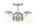 Z-LITE, REALM SPHERE SEMI FLUSH MOUNT, SEMI FLUSH MOUNT LIGHT