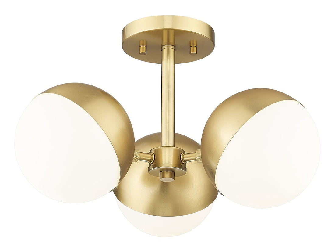 Z-LITE, REALM SPHERE SEMI FLUSH MOUNT, SEMI FLUSH MOUNT LIGHT