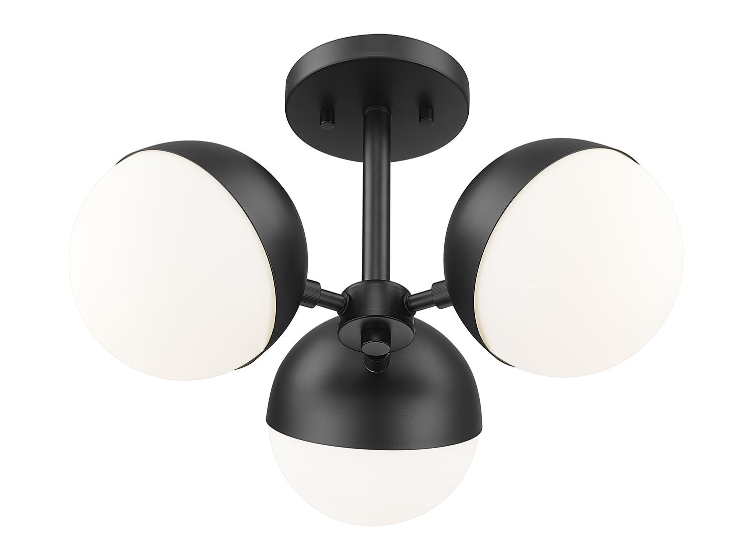 Z-LITE, REALM SPHERE SEMI FLUSH MOUNT, SEMI FLUSH MOUNT LIGHT