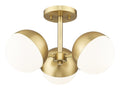 Z-LITE, REALM SPHERE SEMI FLUSH MOUNT, SEMI FLUSH MOUNT LIGHT