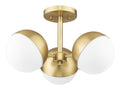 Z-LITE, REALM SPHERE SEMI FLUSH MOUNT, SEMI FLUSH MOUNT LIGHT