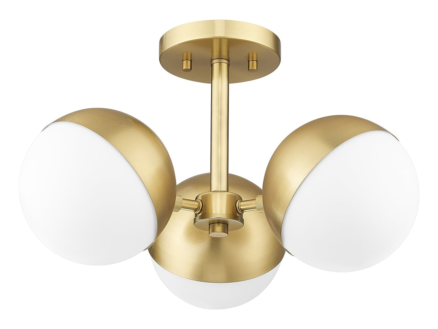 Z-LITE, REALM SPHERE SEMI FLUSH MOUNT, SEMI FLUSH MOUNT LIGHT