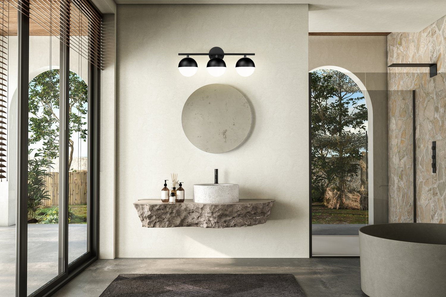 Z-LITE, REALM SPHERE VANITY, VANITY LIGHT