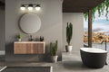 Z-LITE, REALM SPHERE VANITY, VANITY LIGHT