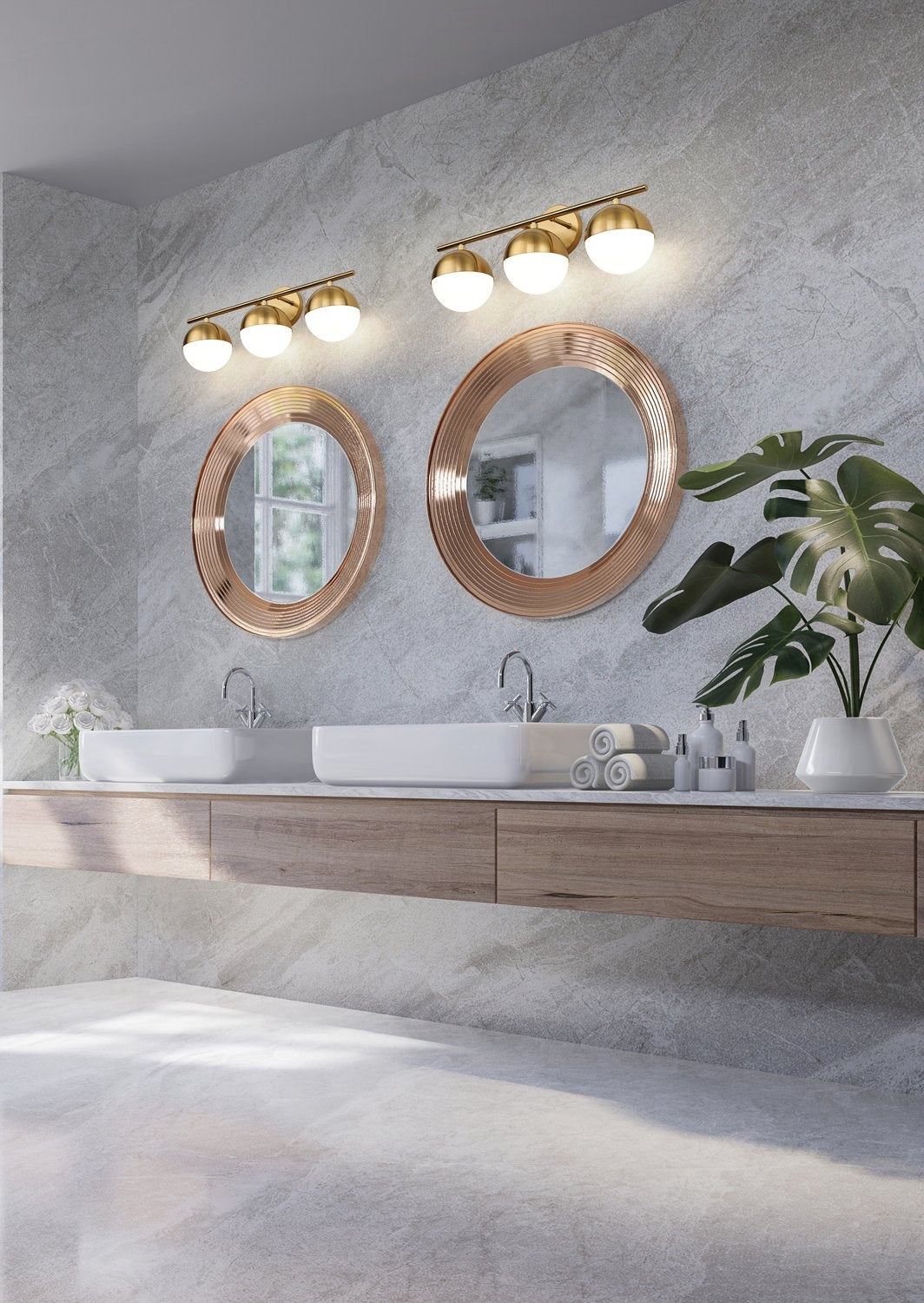 Z-LITE, REALM SPHERE VANITY, VANITY LIGHT
