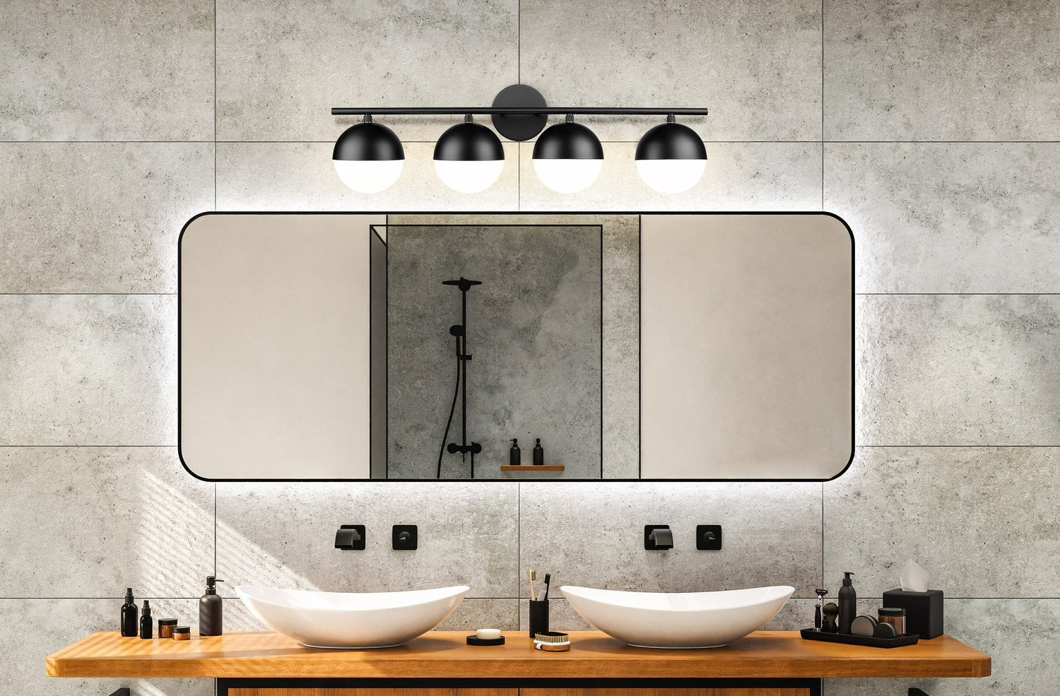 Z-LITE, REALM SPHERE VANITY, VANITY LIGHT