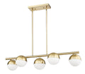 Z-LITE, REALM SPHERE LINEAR CHANDELIER, LINEAR LIGHT
