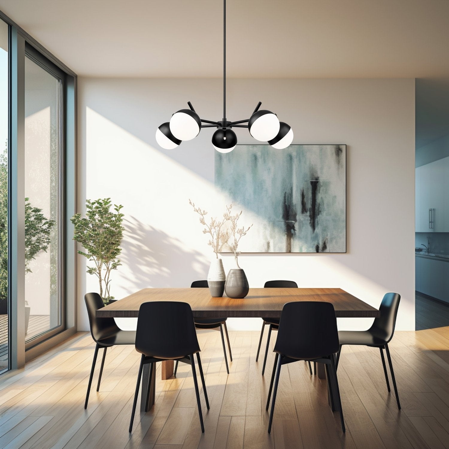 Z-LITE, REALM SPHERE CHANDELIER, CHANDELIER LIGHT