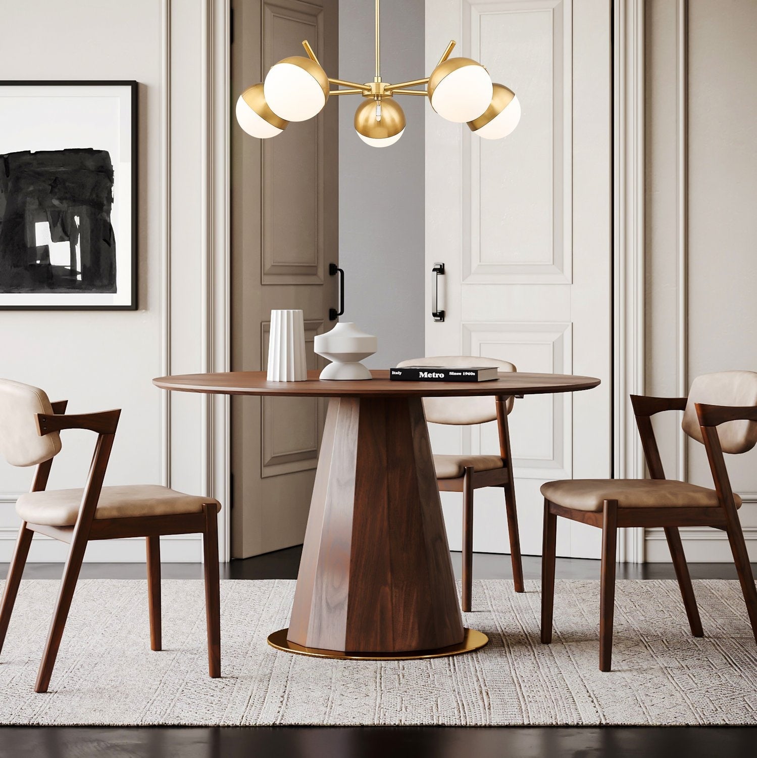 Z-LITE, REALM SPHERE CHANDELIER, CHANDELIER LIGHT