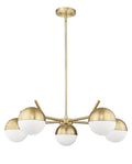 Z-LITE, REALM SPHERE CHANDELIER, CHANDELIER LIGHT