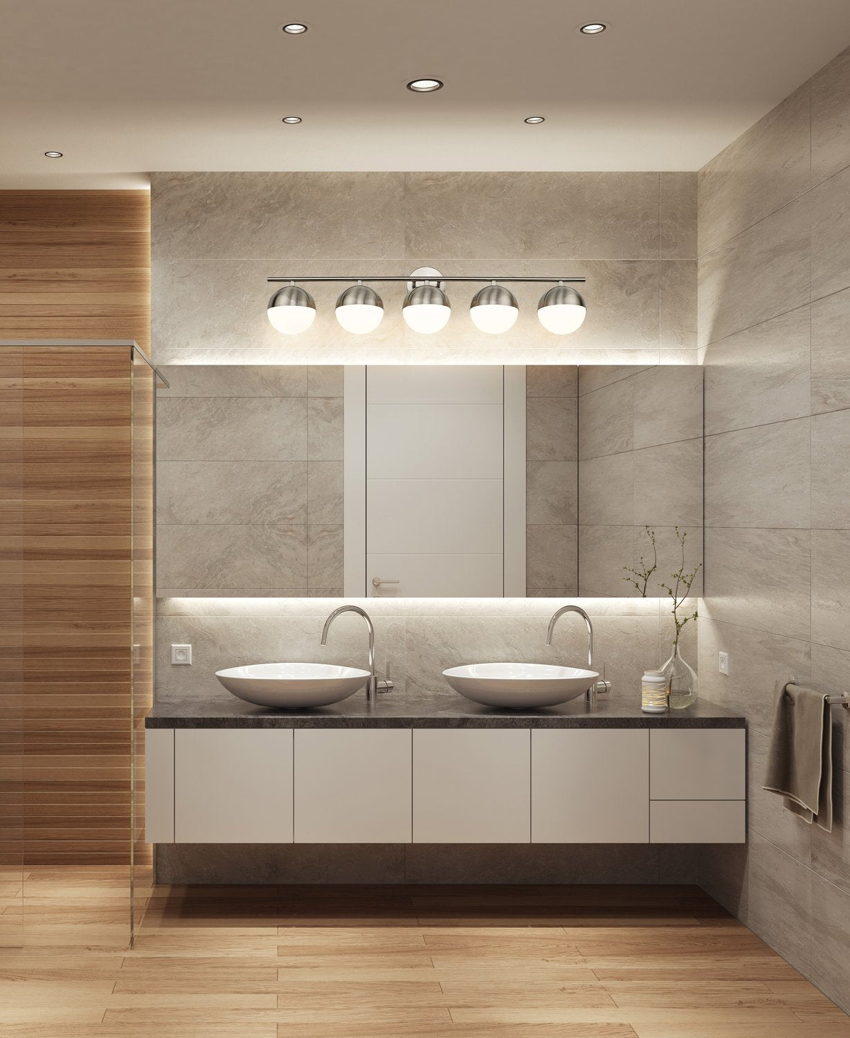 Z-LITE, REALM SPHERE VANITY, VANITY LIGHT