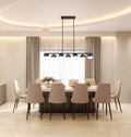 Z-LITE, REALM SPHERE LINEAR CHANDELIER, LINEAR LIGHT