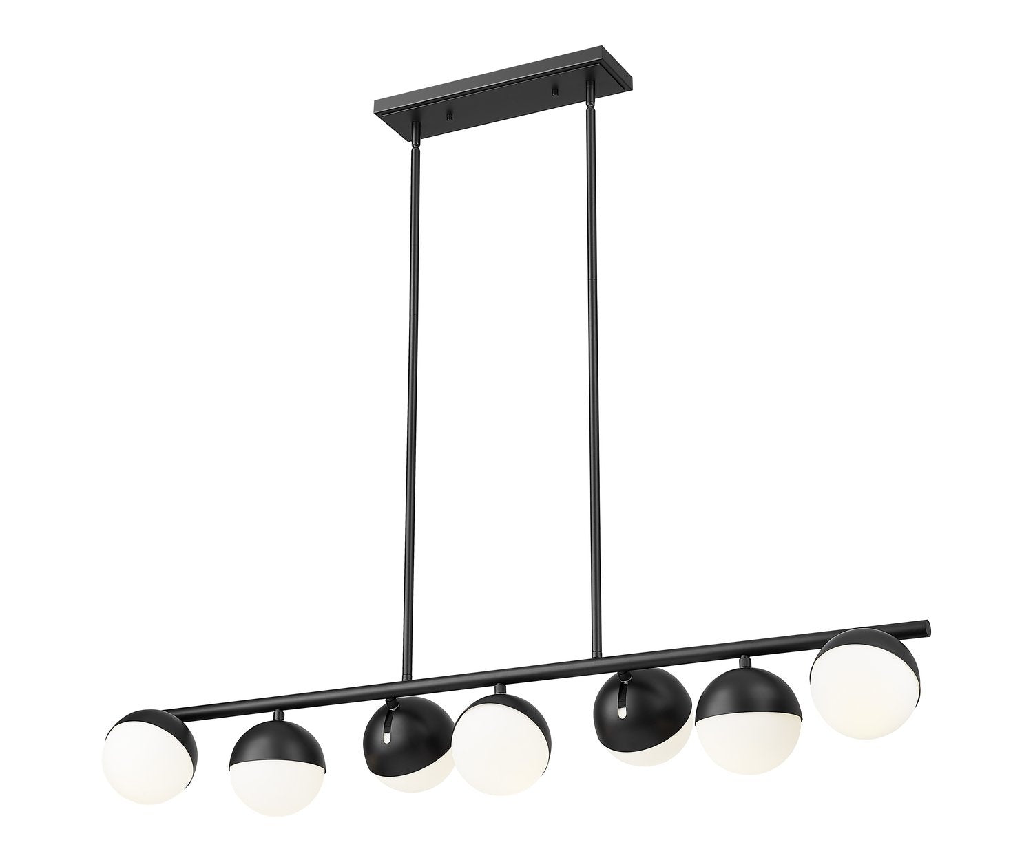 Z-LITE, REALM SPHERE LINEAR CHANDELIER, LINEAR LIGHT