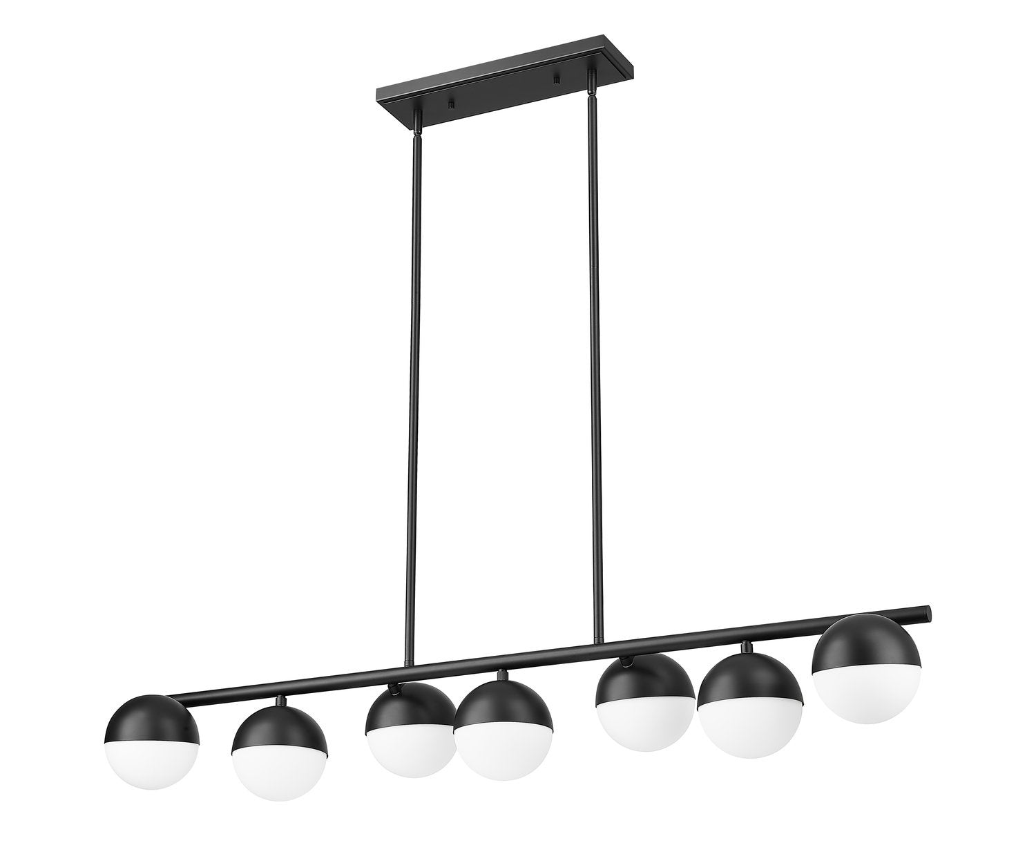 Z-LITE, REALM SPHERE LINEAR CHANDELIER, LINEAR LIGHT