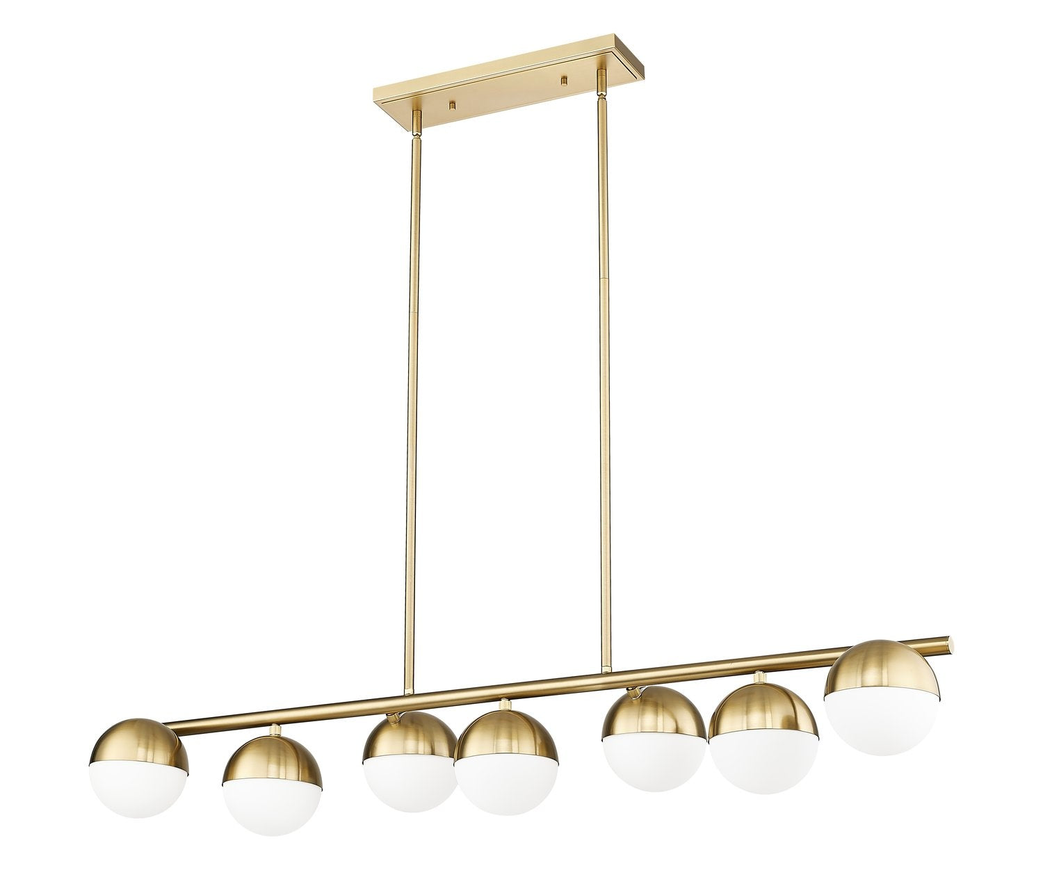 Z-LITE, REALM SPHERE LINEAR CHANDELIER, LINEAR LIGHT