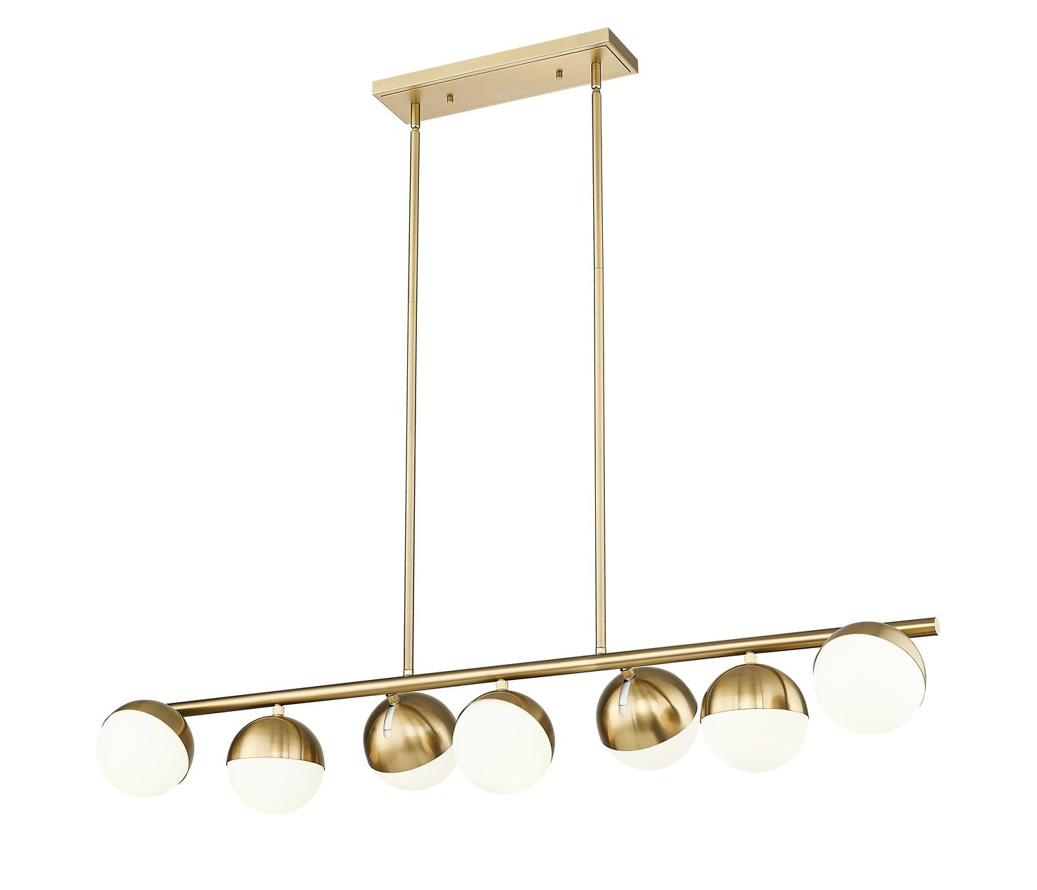 Z-LITE, REALM SPHERE LINEAR CHANDELIER, LINEAR LIGHT