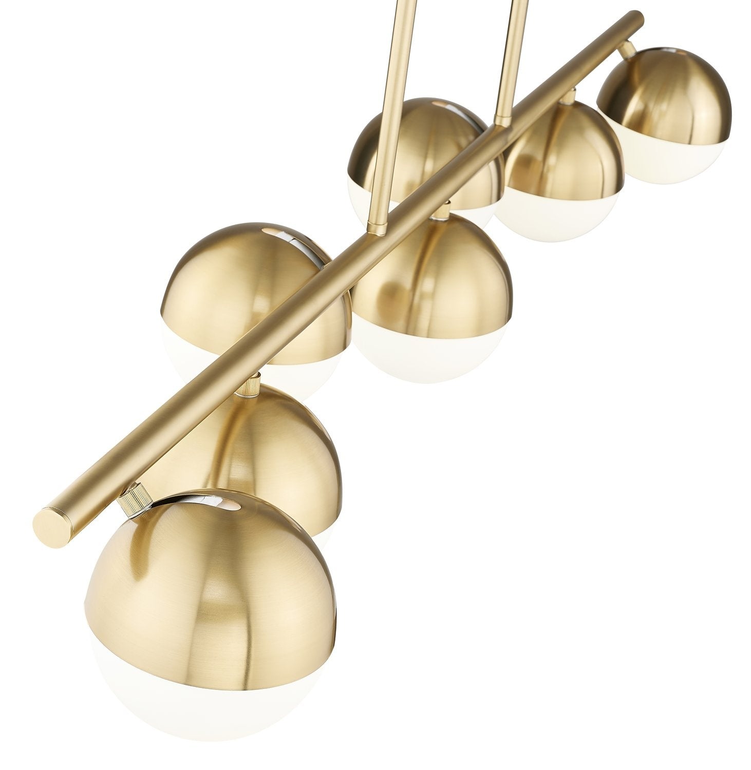 Z-LITE, REALM SPHERE LINEAR CHANDELIER, LINEAR LIGHT