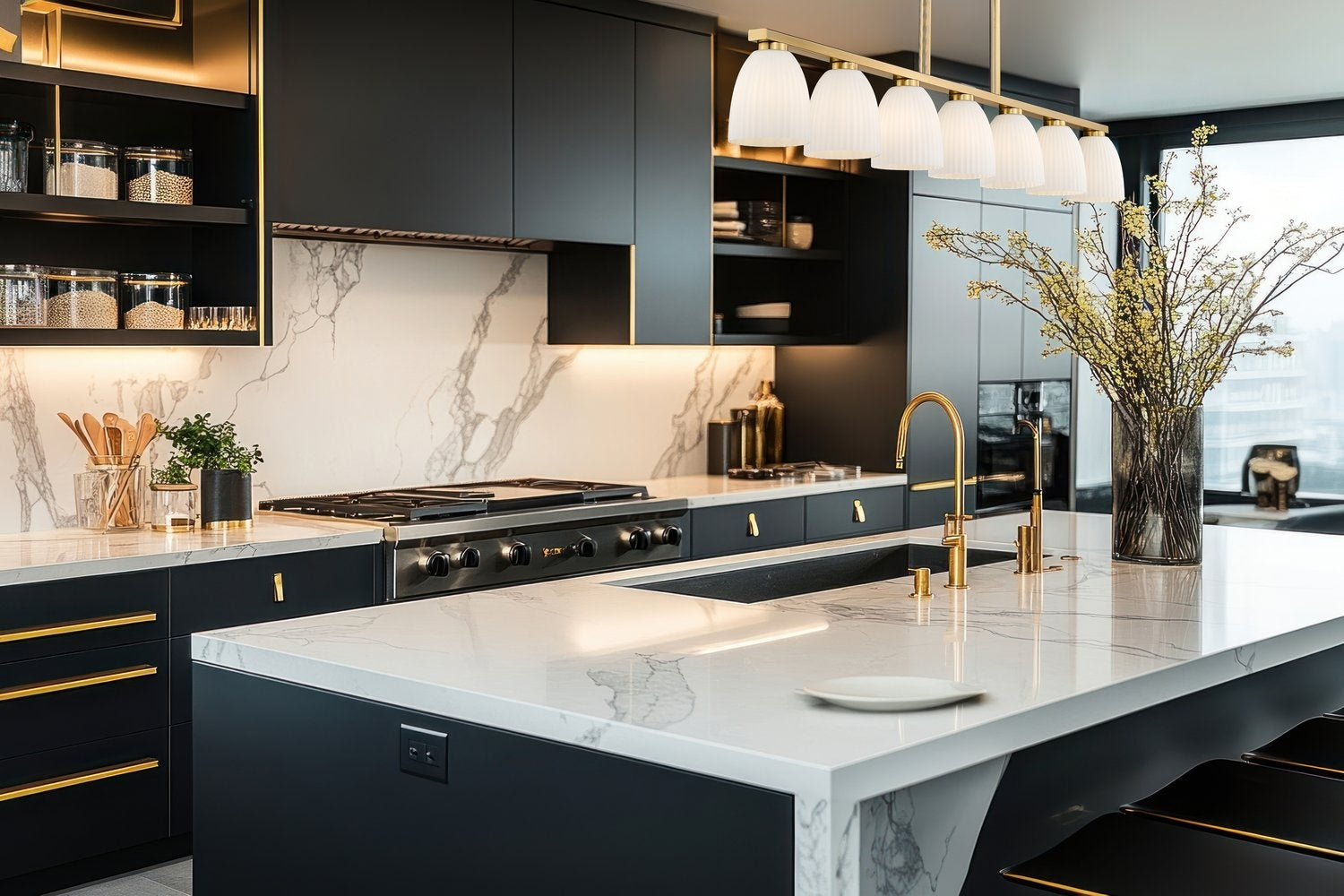 Z-LITE, NAYA LINEAR CHANDELIER, LINEAR LIGHT