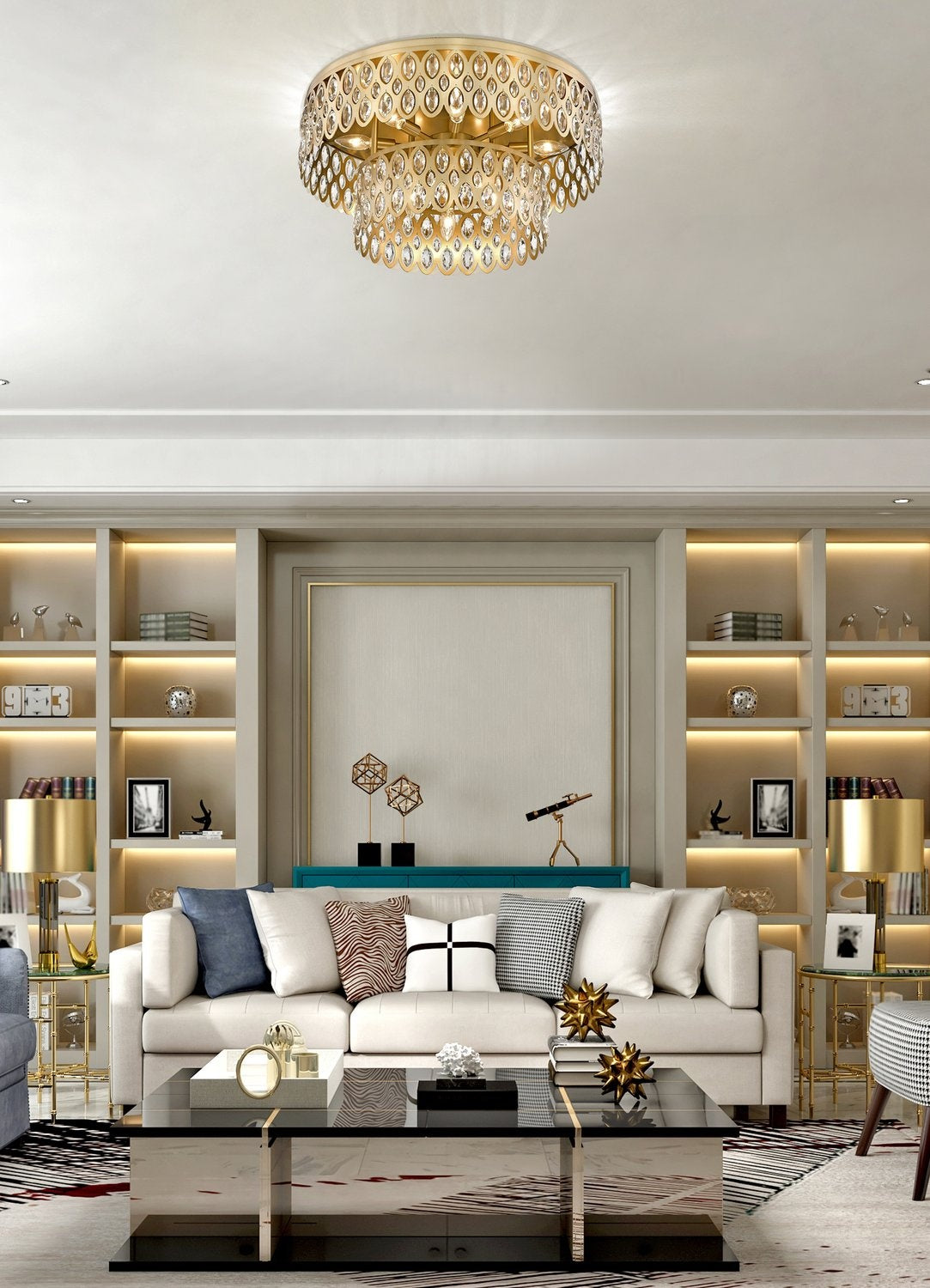 Z-LITE, DEALEY FLUSH MOUNT, FLUSH MOUNT CEILING LIGHTS
