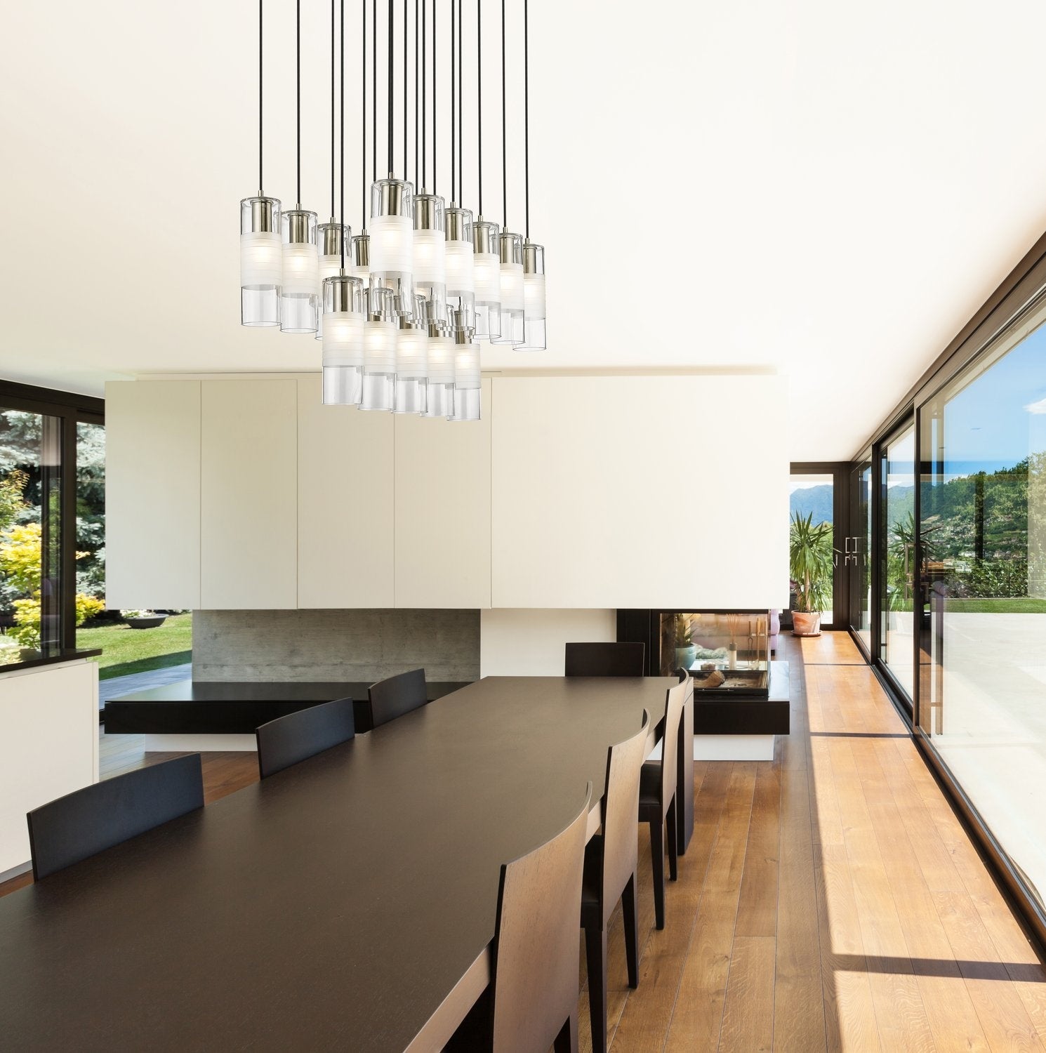 Z-LITE, ALTON LINEAR CHANDELIER, LINEAR LIGHT