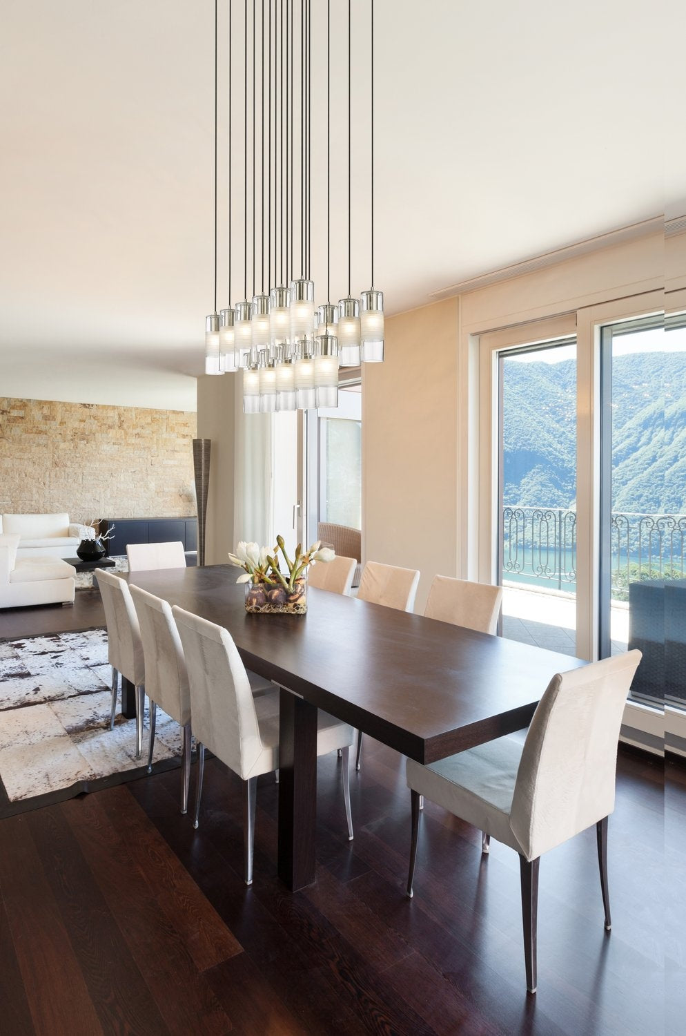 Z-LITE, ALTON LINEAR CHANDELIER, LINEAR LIGHT FIXTURE