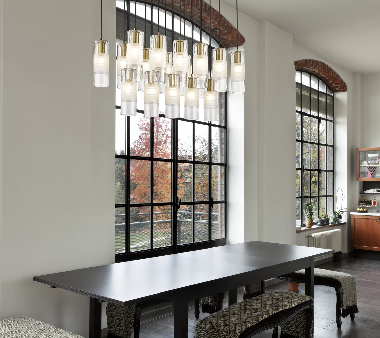 Z-LITE, ALTON LINEAR CHANDELIER, LINEAR LIGHT